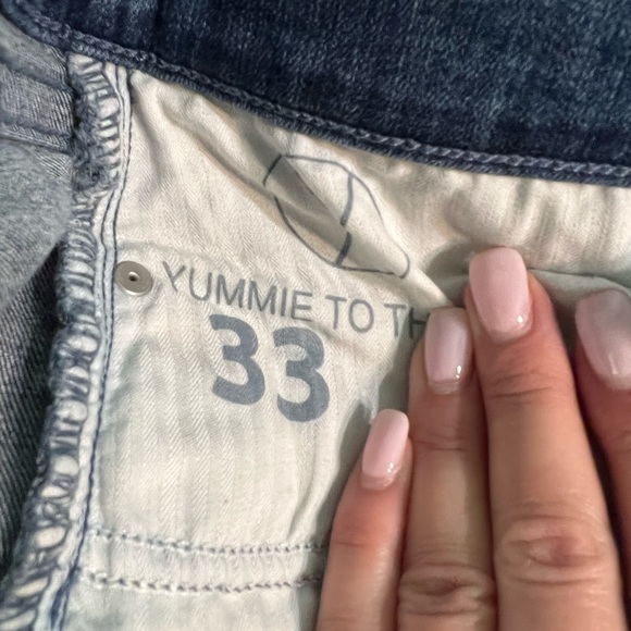 Yummie denim, tummy control, gently worn - Picture 4 of 5